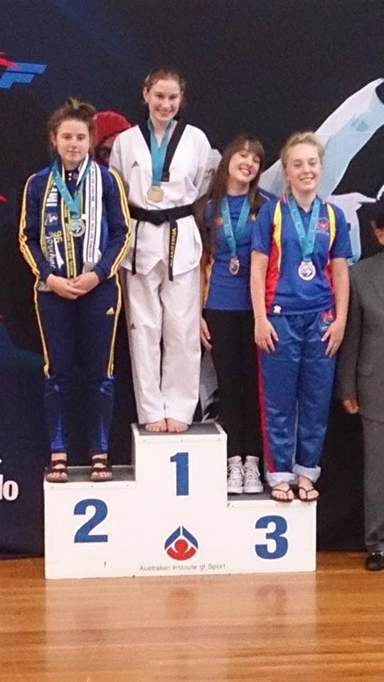 Laura Placing a Position in a Taekwondo Competition